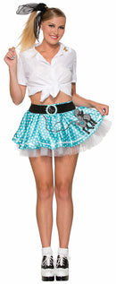 50S Sequin Belt - Teal