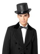 Glitter Mesh Top Hat- Black