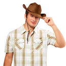 Cowboy Hat - Brown Suede