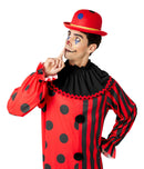 Polka Dot Derby Hat - Red