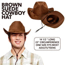Cowboy Hat - Brown Suede