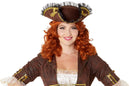 Tricorner Pirate Hat - Brown
