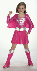 Supergirl Pink Costume- Size Toddler