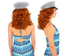 Disco Officer Hat Silver - Adult