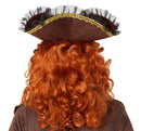 Tricorner Pirate Hat - Brown