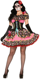 Day Of Dead Senorita Costume
