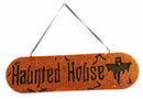 Glitter Haunted House Sign