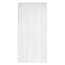 Matt Fringe Curtain Backdrop White Adult 1