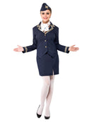 Costumes Australia Airways Attendant Air Hostess Costume Adult Blue_4