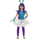 Costumes Australia Alien Girl Costume Child Silver_1