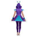 Costumes Australia Alien Lady Costume Adult Blue Purple Dress_2