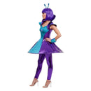Costumes Australia Alien Lady Costume Adult Blue Purple Dress_3
