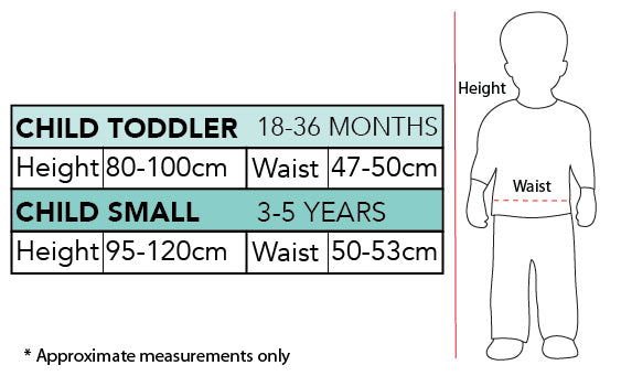 Costumes Australia Size Chart Anthony Wiggle Deluxe Kids Costume