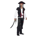 Costumes Australia Aye Pirate Captain Costume Adult Black_3