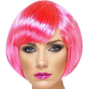 Costumes Australia Babe Wig Adult Dark Pink with Fringe_1