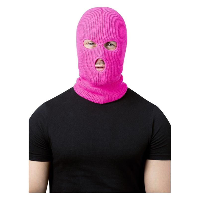Costumes Australia Balaclava Ski Mask Neon Pink Adult_1