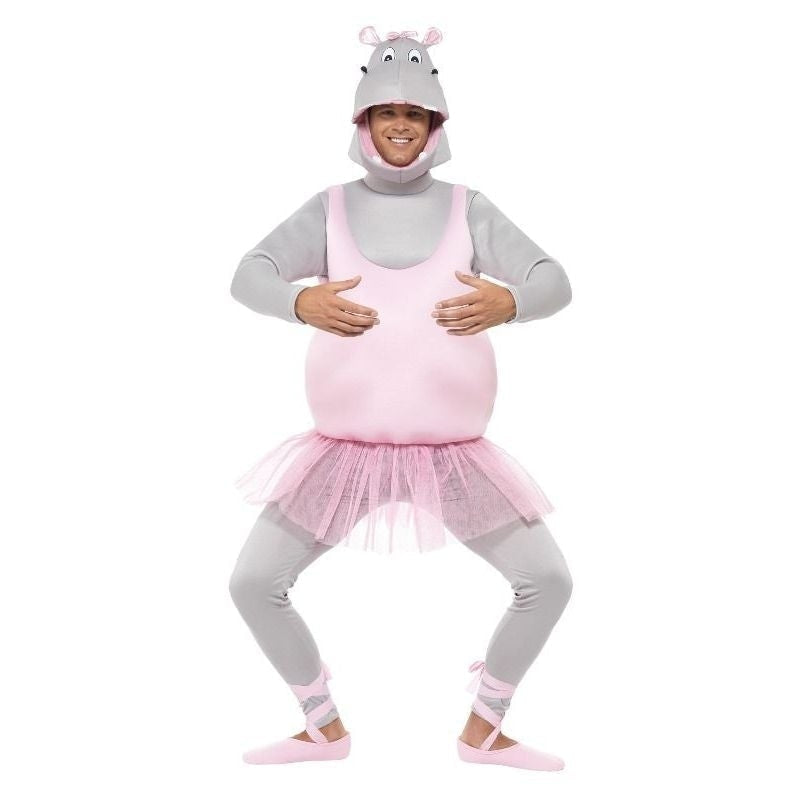 Costumes Australia Ballerina Hippo Costume Adult Pink_2