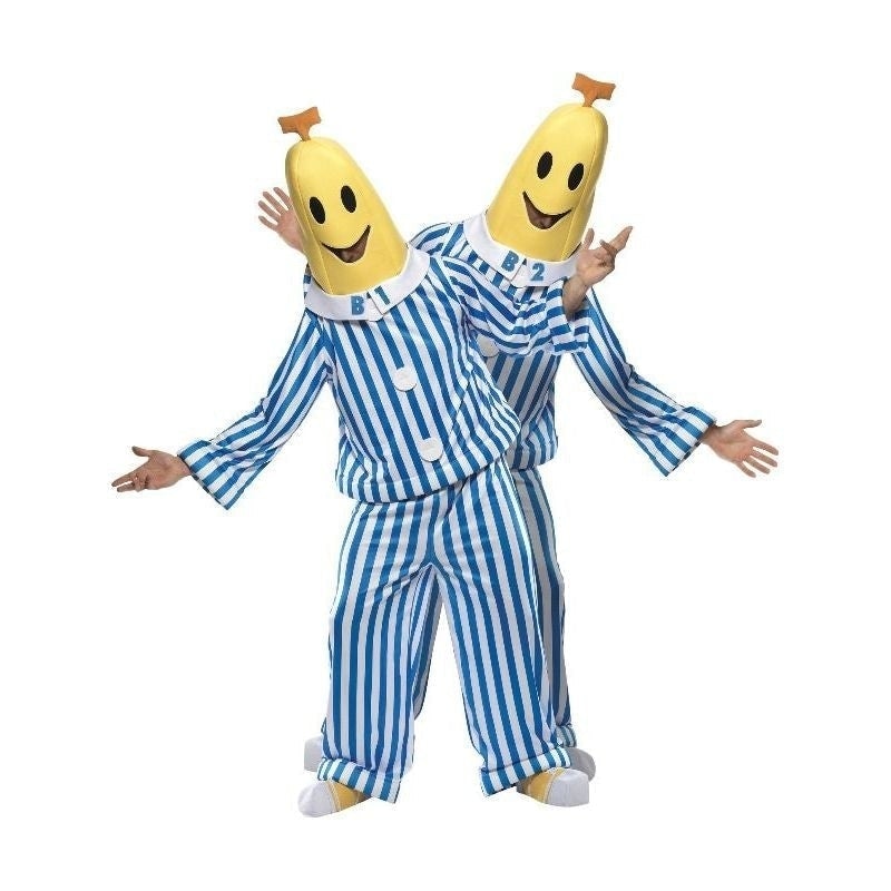 Costumes Australia Bananas In Pyjamas Costume Adult Blue White Yellow_3