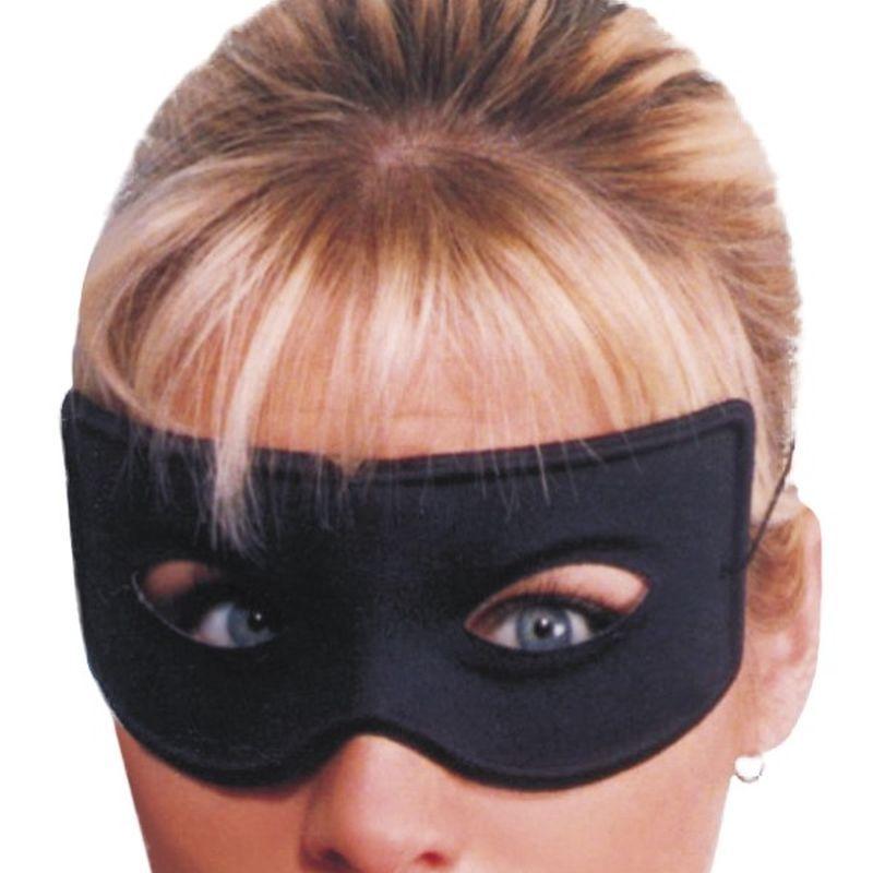Costumes Australia Bandit Eyemask Adult Black_1