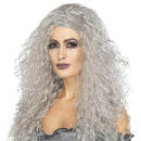 Costumes Australia Banshee Wig Adult Grey Long_1
