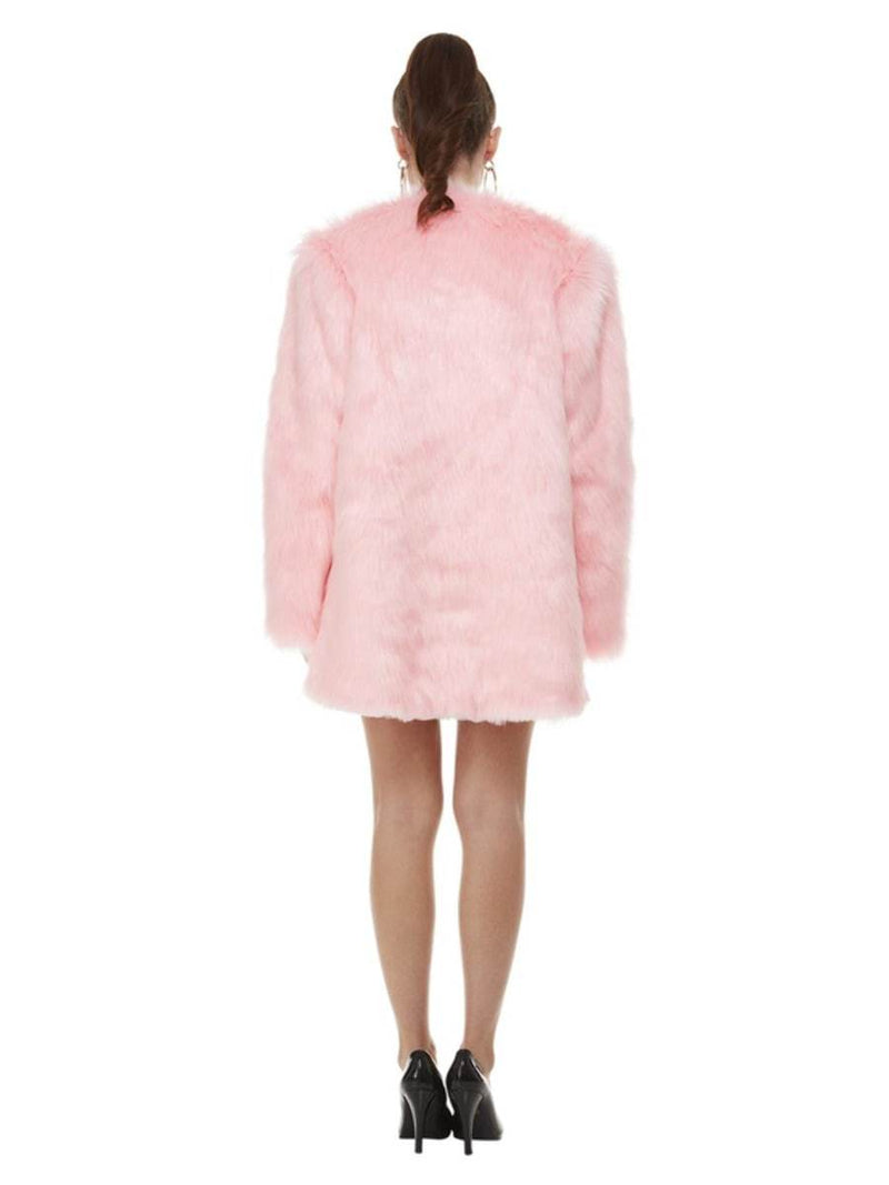 Costumes Australia Barbie 60th Anniversary Costume Movie Pink Fluffy Coat Sunglasses_4