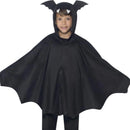 Costumes Australia Bat Cape Kids Black_1