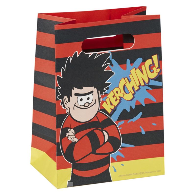 Costumes Australia Beano Tableware Party Bags x8 Child Blue Black Red Yellow_1