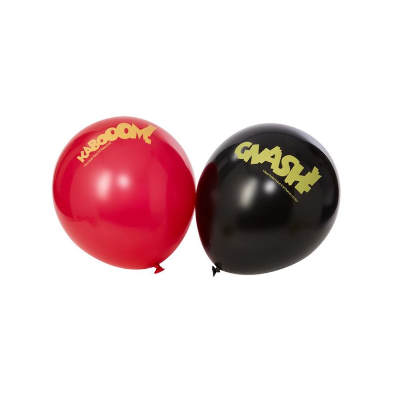 Costumes Australia Beano Tableware Party Latex Balloons x12 Child Red Black_1