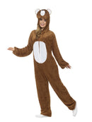Costumes Australia Bear Costume Adult Brown Jumpsuit_4