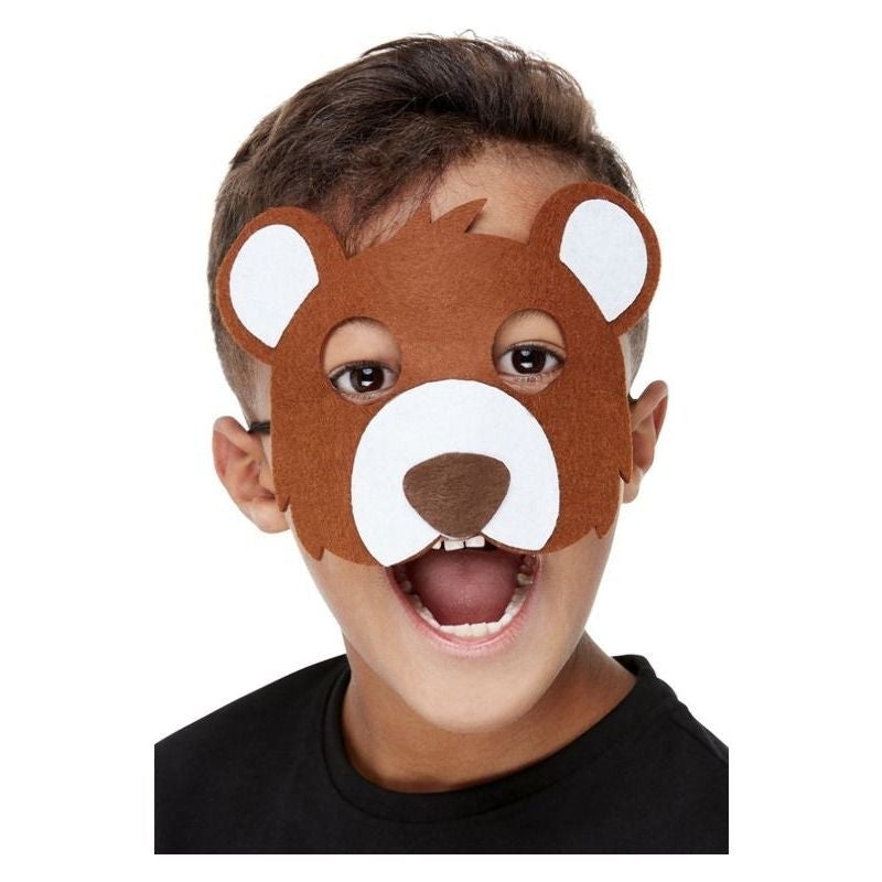 Costumes Australia Bear Felt Mask_1
