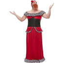 Costumes Australia Bearded Lady Costume Adult Red_1