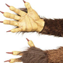 Costumes Australia Beast Krampus Demon Gloves Adult Brown_1