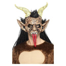 Costumes Australia Size Chart Beast Krampus Demon Mask Adult Brown Latex Horns Overhead