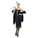 Costumes Australia Black Flapper Costume Ladies 1920s Dress_5