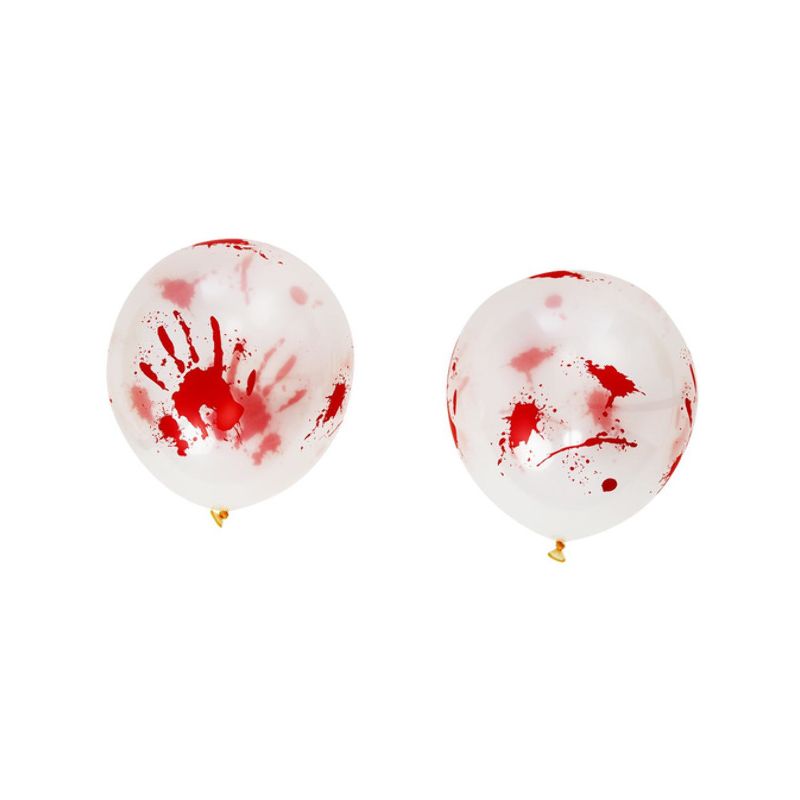 Costumes Australia Bloody Balloons 30cm 8Pk All Clear Red_1