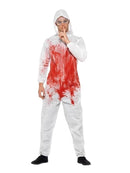 Costumes Australia Bloody Forensic Overall Costume Adult Red_1