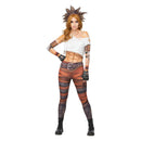Costumes Australia Borderlands Psycho Costume Top Adult Brown Black_1