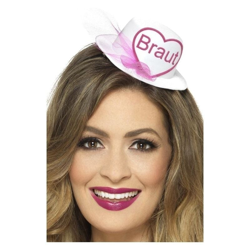 Costumes Australia Size Chart Braut Hat Adult White Pink