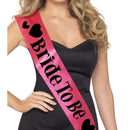 Costumes Australia Bride To Be Sash Adult Pink_1