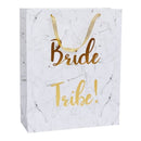 Costumes Australia Bride Tribe Gift Bag White & Gold_1