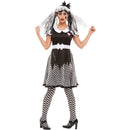 Costumes Australia Broken Doll Costume Adult Black_1