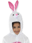 Costumes Australia Bunny Costume Kids White Jumpsuit with Hood_3