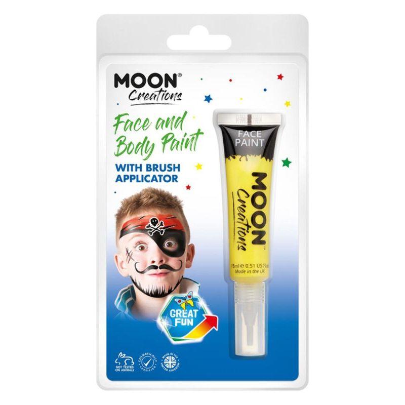 Moon Creations Face & Body Paints With Brush Applicator, 15ml Clamshell_29 