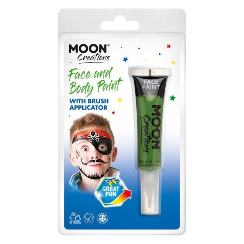 Moon Creations Face & Body Paints With Brush Applicator, 15ml Clamshell_20 