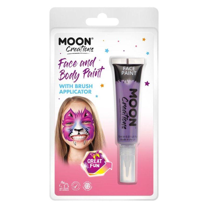 Moon Creations Face & Body Paints With Brush Applicator, 15ml Clamshell_25 