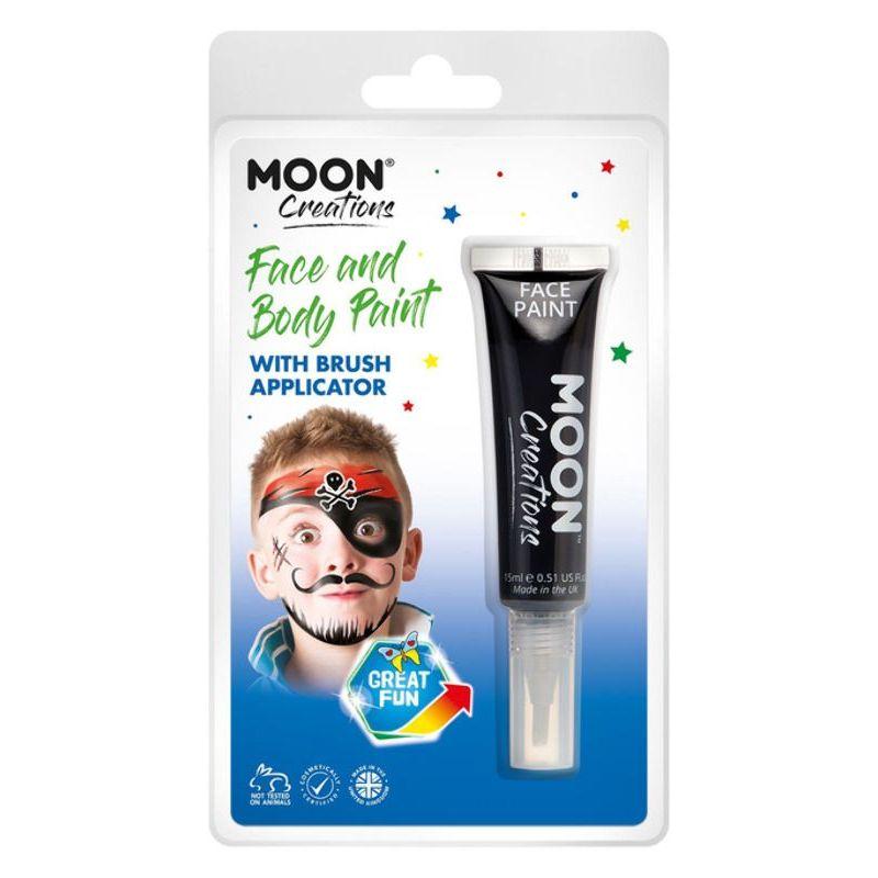 Moon Creations Face & Body Paints With Brush Applicator, 15ml Clamshell_16 