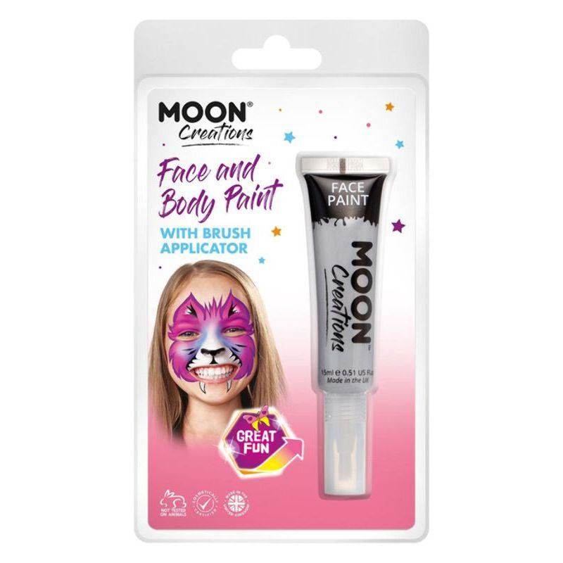 Moon Creations Face & Body Paints With Brush Applicator, 15ml Clamshell_21 