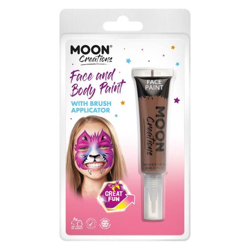 Moon Creations Face & Body Paints With Brush Applicator, 15ml Clamshell_19 