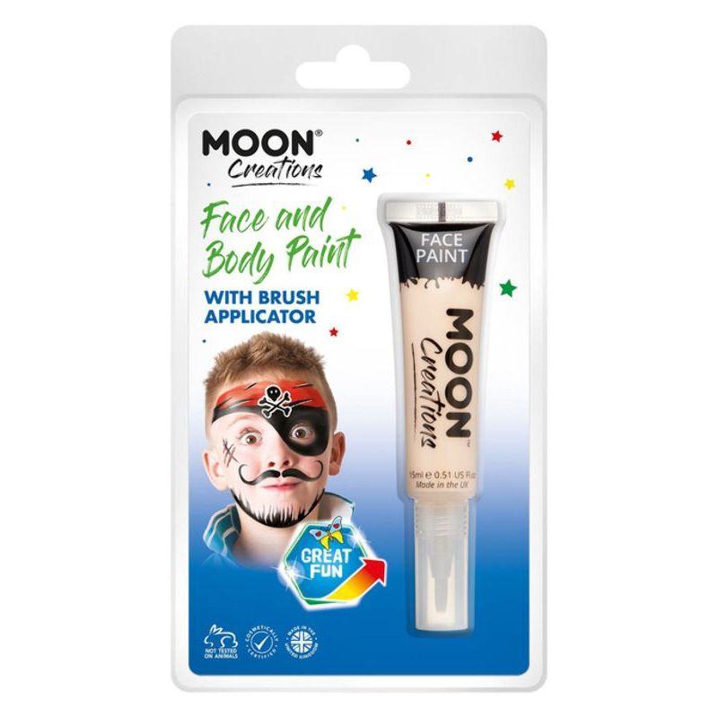 Moon Creations Face & Body Paints With Brush Applicator, 15ml Clamshell_23 