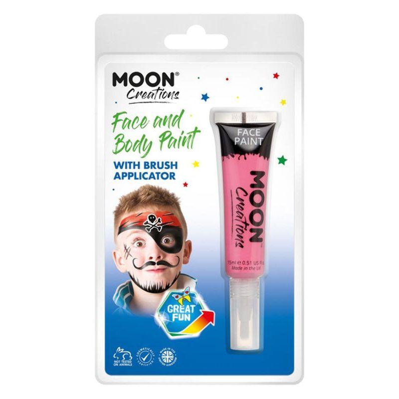 Moon Creations Face & Body Paints With Brush Applicator, 15ml Clamshell_22 